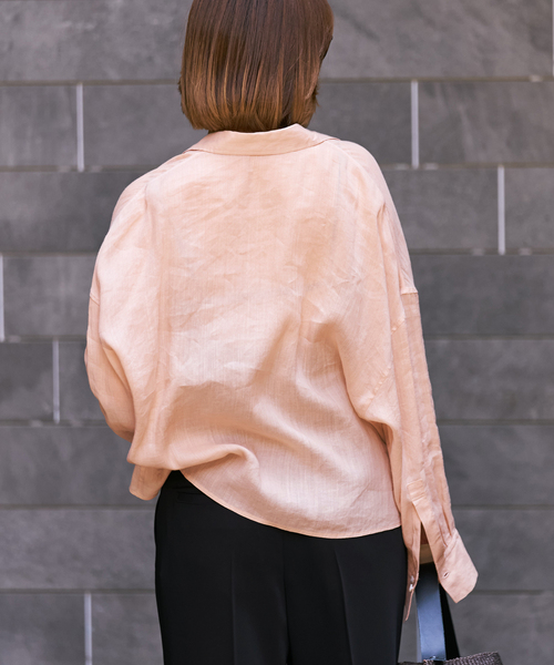 plage(プラージュ)の「《追加》RAMIE LYOCELL CROPPED シャツ 3(シャツ/ブラウス・レディース・ピンク・FREE)」の21枚目の写真