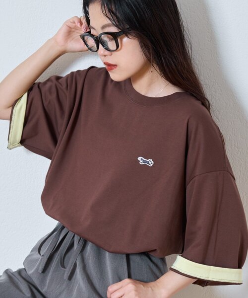 PENNEYS(ぺニーズ)の「【PENNEYS/ペニーズ】別注THE FOX配色裏メッシュTEE(Tシャツ/カットソー・レディース・ホワイト/ブラウン/ホワイト系その他/ネイビー・MEDIUM/LARGE)」の17枚目の写真