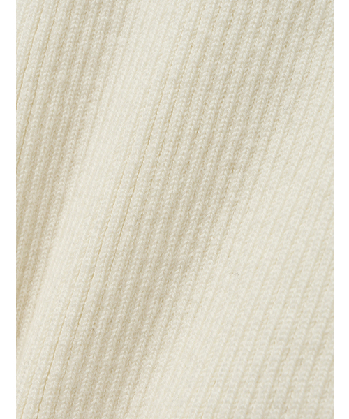 NOIRER（ノイア）の「リブヘンリーネックハーフニット（アイボリー）（ニット/セーター・メンズ・その他・48/50/52）」の8枚目の写真