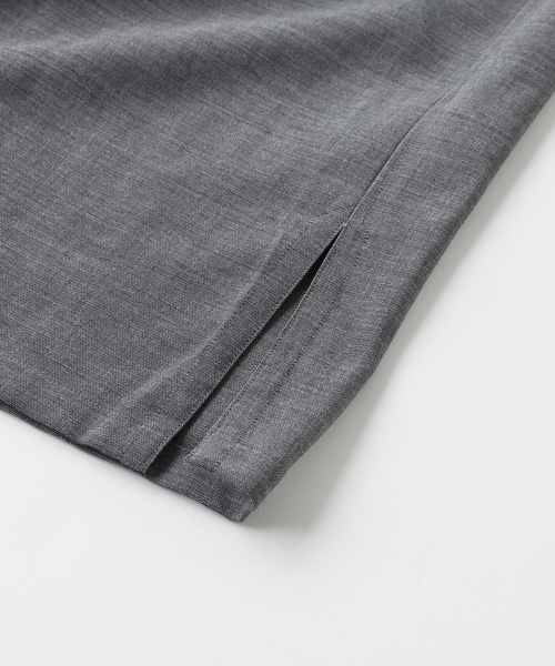 ATON(エイトン)の「ATON(エイトン) TWIST WOOL GAUZE LOOSE FIT SHIRT(シャツ/ブラウス・メンズ・チャコールグレー・4/6)」の4枚目の写真