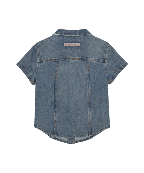 AMESWORLDWIDE（アメスワールドワイド）の「DENIM SHORTSLEEVE SHIRTS BLUE（シャツ/ブラウス・レディース・その他・FREE）」の8枚目の写真