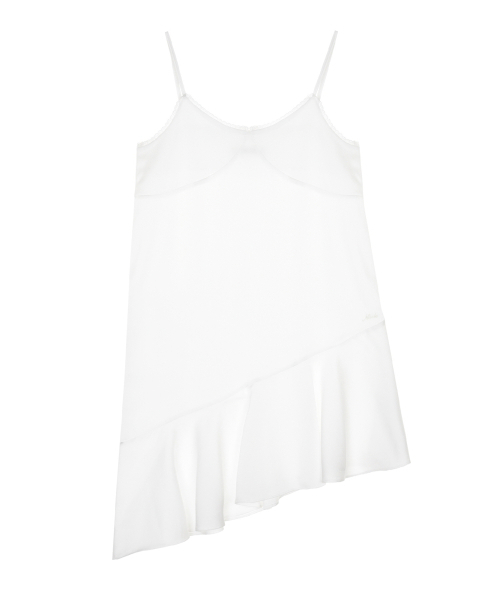NICK&NICOLE(ニックアンドニコール)の「SATIN EMBROIDERY SLIP DRESS_WHITE(ワンピース・レディース・その他・FREE)」の1枚目の写真
