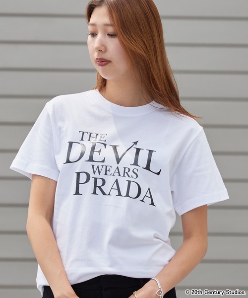 PRADA ホワイト レディースTシャツ GOOD ROCK SPEED/グッドロックスピード / The Devil Wears Prada