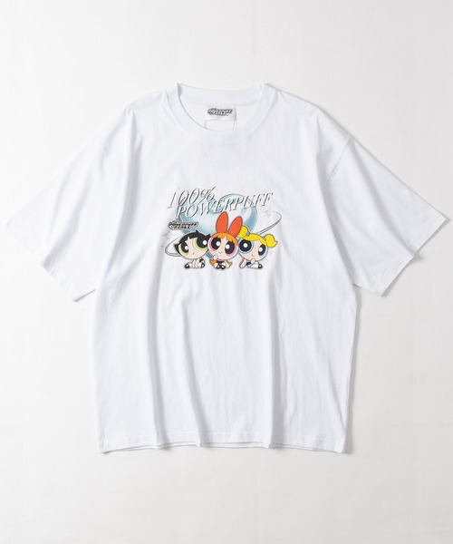 JOHN'S CLOSET(ジョンズクローゼット)の「【s】〔THE POWERPUFF GIRLS / パワパフガールズ〕アソートデザインインクジェットプリントTシャツ(Tシャツ/カットソー・レディース・ブラック系4/ホワイト系4/ホワイト系1/ホワイト系3/ホワイト系2/ブラック系2/ブラック系3/ブラック系1・LARGE/MEDIUM)」の21枚目の写真