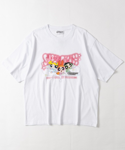 JOHN'S CLOSET(ジョンズクローゼット)の「【s】〔THE POWERPUFF GIRLS / パワパフガールズ〕アソートデザインインクジェットプリントTシャツ(Tシャツ/カットソー・レディース・ブラック系4/ホワイト系4/ホワイト系1/ホワイト系3/ホワイト系2/ブラック系2/ブラック系3/ブラック系1・LARGE/MEDIUM)」の17枚目の写真