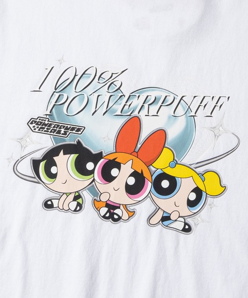 JOHN'S CLOSET(ジョンズクローゼット)の「【s】〔THE POWERPUFF GIRLS / パワパフガールズ〕アソートデザインインクジェットプリントTシャツ(Tシャツ/カットソー・レディース・ブラック系4/ホワイト系4/ホワイト系1/ホワイト系3/ホワイト系2/ブラック系2/ブラック系3/ブラック系1・LARGE/MEDIUM)」の12枚目の写真