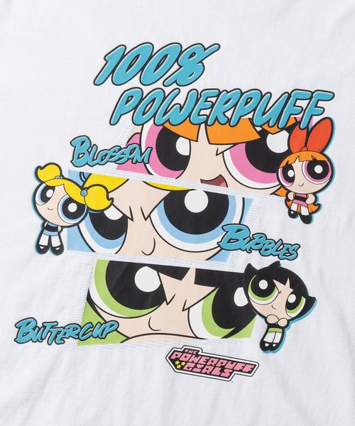 JOHN'S CLOSET(ジョンズクローゼット)の「【s】〔THE POWERPUFF GIRLS / パワパフガールズ〕アソートデザインインクジェットプリントTシャツ(Tシャツ/カットソー・レディース・ブラック系4/ホワイト系4/ホワイト系1/ホワイト系3/ホワイト系2/ブラック系2/ブラック系3/ブラック系1・LARGE/MEDIUM)」の11枚目の写真