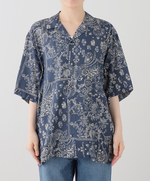 FRAMeWORK（フレームワーク）の「COUTURE D`ADAM/クチュールドアダム bandana print シャツ（シャツ/ブラウス・レディース・ネイビー・FREE）」の10枚目の写真