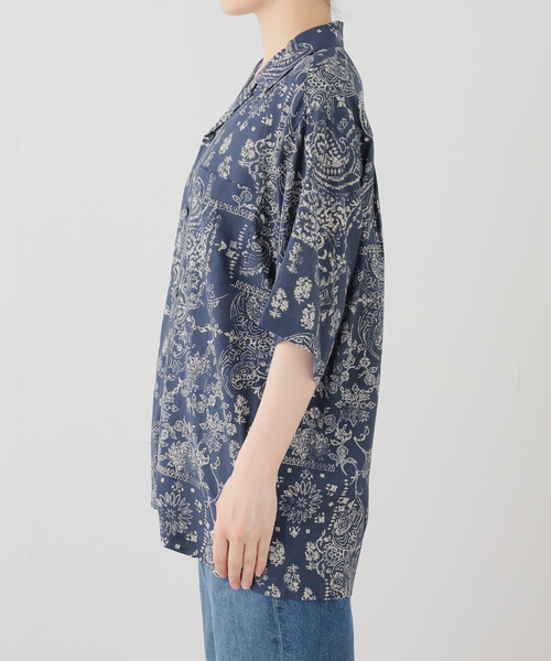 FRAMeWORK（フレームワーク）の「COUTURE D`ADAM/クチュールドアダム bandana print シャツ（シャツ/ブラウス・レディース・ネイビー・FREE）」の11枚目の写真