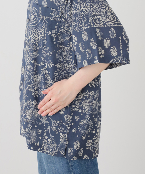 FRAMeWORK（フレームワーク）の「COUTURE D`ADAM/クチュールドアダム bandana print シャツ（シャツ/ブラウス・レディース・ネイビー・FREE）」の13枚目の写真