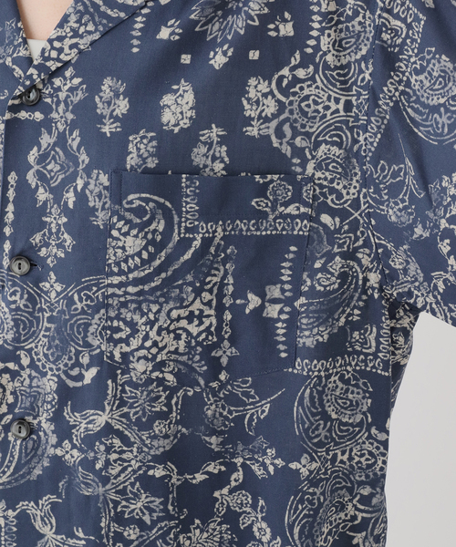 FRAMeWORK（フレームワーク）の「COUTURE D`ADAM/クチュールドアダム bandana print シャツ（シャツ/ブラウス・レディース・ネイビー・FREE）」の14枚目の写真