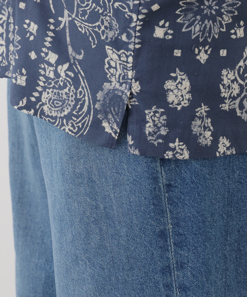FRAMeWORK（フレームワーク）の「COUTURE D`ADAM/クチュールドアダム bandana print シャツ（シャツ/ブラウス・レディース・ネイビー・FREE）」の15枚目の写真