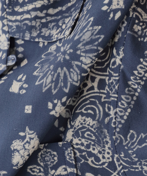 FRAMeWORK（フレームワーク）の「COUTURE D`ADAM/クチュールドアダム bandana print シャツ（シャツ/ブラウス・レディース・ネイビー・FREE）」の18枚目の写真