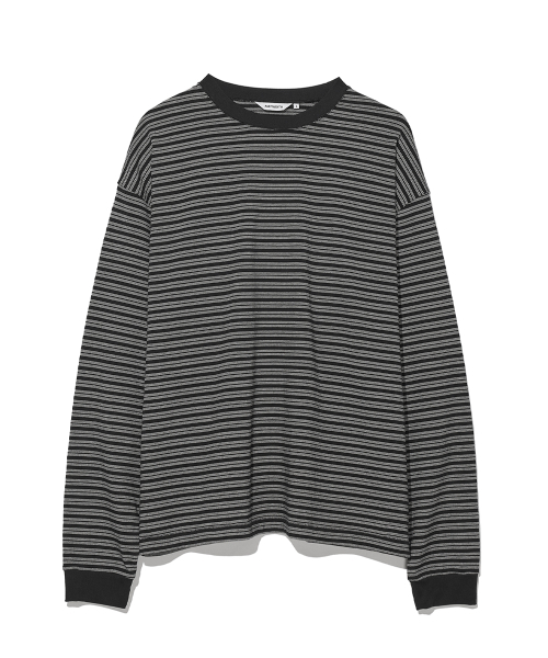 PARTIMENTO(パルティメント)の「マルチストライプロングスリーブブラック(Tシャツ/カットソー・メンズ・その他・MEDIUM/LARGE)」の1枚目の写真