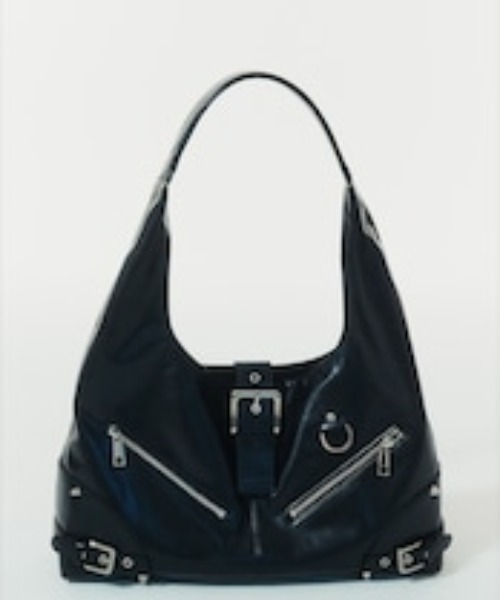 NOT KNOWING（ノットノーイング）の「Black Moto Hobo Bag（トートバッグ・レディース・ホワイト・FREE）」の19枚目の写真