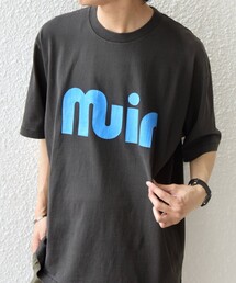 【SHIPS any別注】ONEITA:〈洗濯機可能〉ピグメント ダイ リラックス ロゴ プリント Tシャツ◇