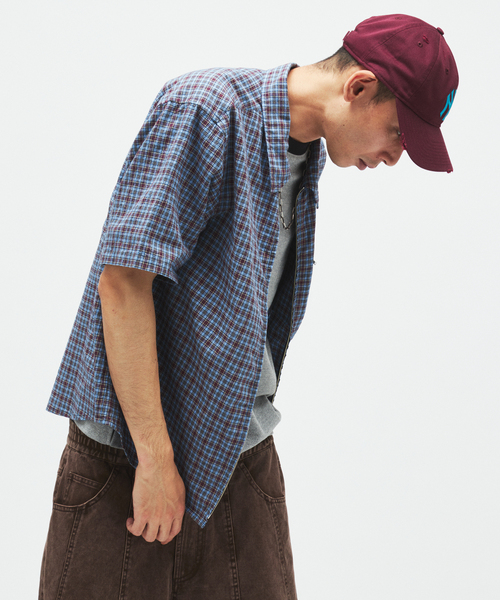 JOURNAL STANDARD(ジャーナルスタンダード)の「スペック チェック ボイル ジップ シャツ(シャツ/ブラウス・メンズ・ベージュ/ブラック/ブラウン/ブルー系その他・LARGE/MEDIUM)」の10枚目の写真