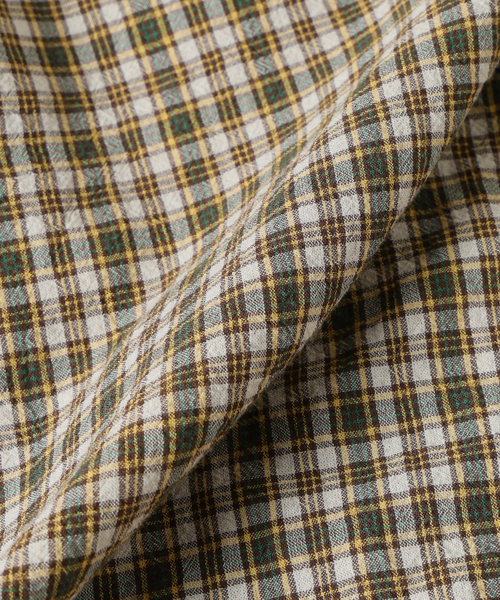 JOURNAL STANDARD(ジャーナルスタンダード)の「スペック チェック ボイル ジップ シャツ(シャツ/ブラウス・メンズ・ベージュ/ブラック/ブラウン/ブルー系その他・LARGE/MEDIUM)」の14枚目の写真