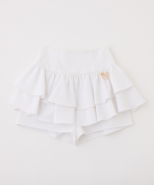one after another NICE CLAUP(ワンアフターアナザーナイスクラップ)の「【ZOZO限定カラーあり】バックレースアップティアードスカパン(スカート・レディース・チャコールグレー/ブラック/オフホワイト/ベージュ/ブラウン系その他・SMALL/MEDIUM)」の6枚目の写真