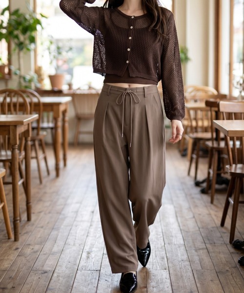 現行✨ エトロ ETRO カーディガン 厚手 ブラウン系 ウール素材 ストレッチ セール】Ada.｜エイダのカーディガン/ボレロ（ブラウン/茶色系