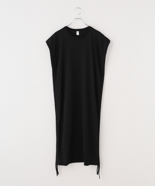 BASERANGE(ベースレンジ)の「【BASERANGE/ベースレンジ】STELE TANK DRESS(ワンピース・レディース・ブラック・SMALL)」の1枚目の写真
