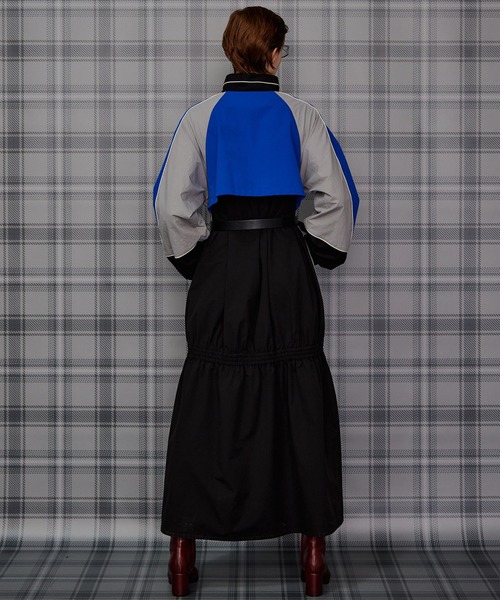 MAISON SPECIAL（メゾンスペシャル）の「Sporty Dress/スポーティワンピース（ワンピース・レディース・ブラック/カーキ/オフホワイト・38/36）」の6枚目の写真