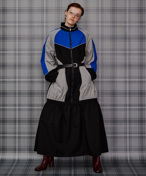 MAISON SPECIAL（メゾンスペシャル）の「Sporty Dress/スポーティワンピース（ワンピース・レディース・ブラック/カーキ/オフホワイト・38/36）」の4枚目の写真