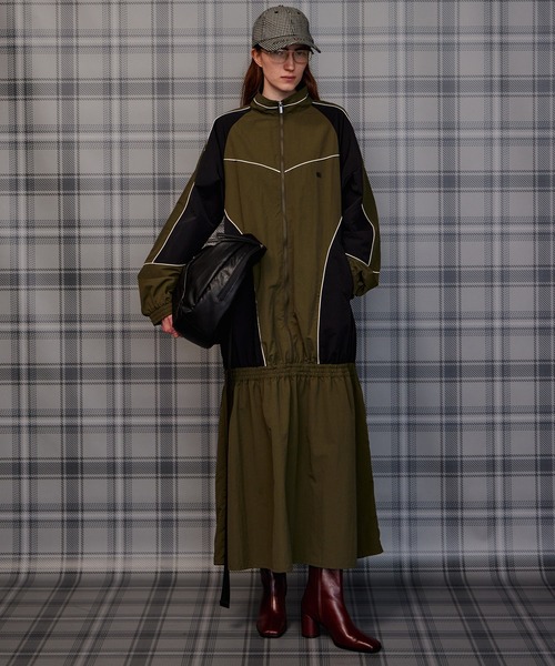 MAISON SPECIAL（メゾンスペシャル）の「Sporty Dress/スポーティワンピース（ワンピース・レディース・ブラック/カーキ/オフホワイト・38/36）」の7枚目の写真