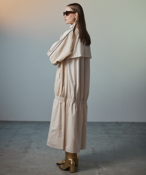 MAISON SPECIAL（メゾンスペシャル）の「Sporty Dress/スポーティワンピース（ワンピース・レディース・ブラック/カーキ/オフホワイト・38/36）」の14枚目の写真