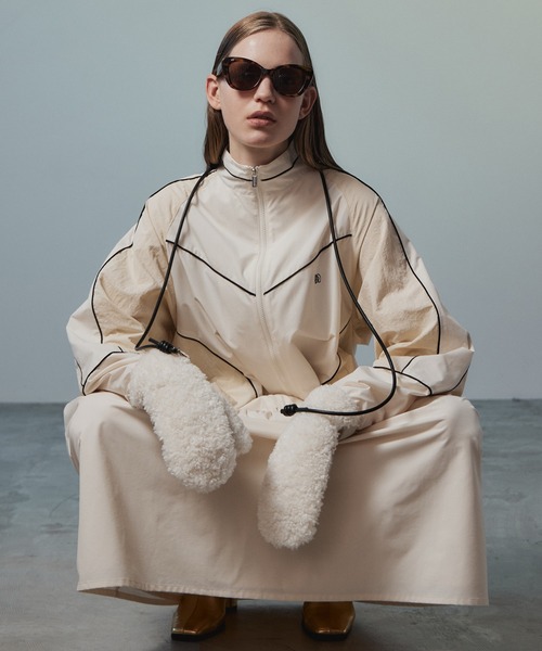 MAISON SPECIAL（メゾンスペシャル）の「Sporty Dress/スポーティワンピース（ワンピース・レディース・ブラック/カーキ/オフホワイト・38/36）」の10枚目の写真