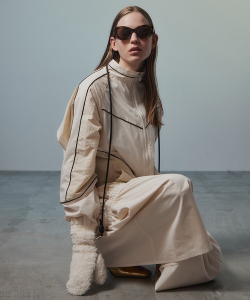 MAISON SPECIAL（メゾンスペシャル）の「Sporty Dress/スポーティワンピース（ワンピース・レディース・ブラック/カーキ/オフホワイト・38/36）」の11枚目の写真