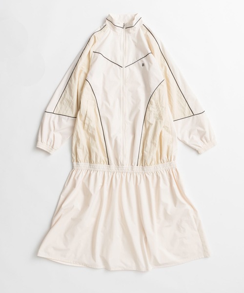 MAISON SPECIAL（メゾンスペシャル）の「Sporty Dress/スポーティワンピース（ワンピース・レディース・ブラック/カーキ/オフホワイト・38/36）」の18枚目の写真