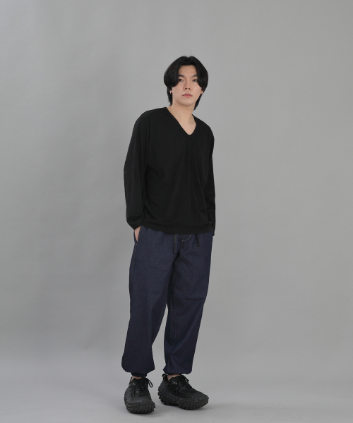 SAINTCREW(セントクルー)の「ワイドテーパードジョガーパンツ WRG-358 インディゴデニム BRS(スウェットパンツ・メンズ・その他・MEDIUM/LARGE/X-LARGE)」の9枚目の写真