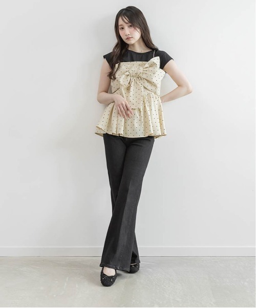 RANDA（ランダ）の「シャギーライクメリージェーンパンプス（パンプス・レディース・アイボリー/ベージュ/ブラック・L/M/S）」の17枚目の写真