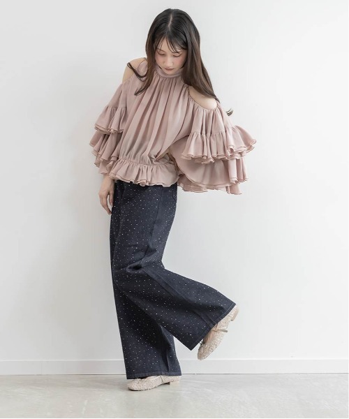 RANDA（ランダ）の「シャギーライクメリージェーンパンプス（パンプス・レディース・アイボリー/ベージュ/ブラック・L/M/S）」の11枚目の写真