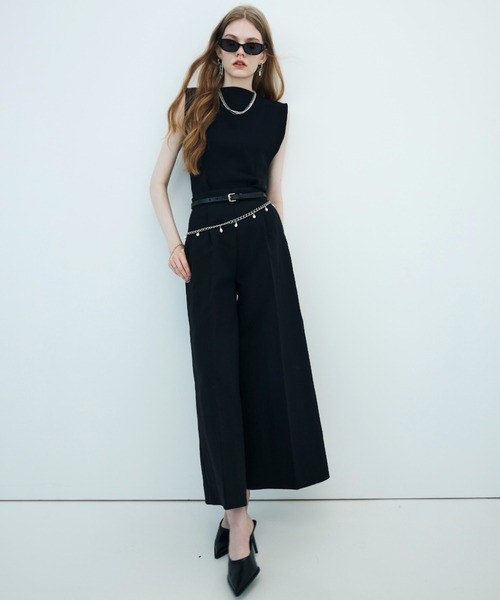 JOSE MOON(ジョゼムーン)の「KNIT BODY SUITS/ニットボディスーツ(ニット/セーター・レディース・ホワイト/ブラック/レッド・FREE)」の12枚目の写真