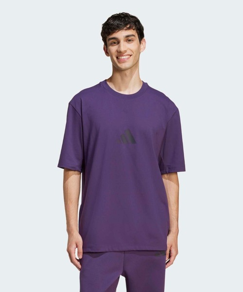 adidas Z.N.E. loose fit полуспортивная футболка с коротким рукавом — adidas