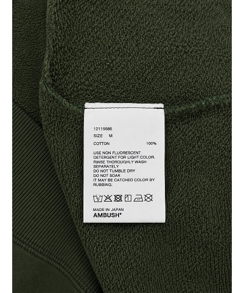 THE TOKYO(ザトウキョウ)の「【AMBUSH/アンブッシュ】WAX TK SWEAT ZIP UP HOODIE(パーカー・メンズ・グリーン/ネイビー・M)」の5枚目の写真