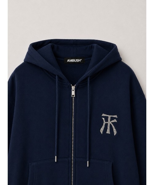 THE TOKYO(ザトウキョウ)の「【AMBUSH/アンブッシュ】WAX TK SWEAT ZIP UP HOODIE(パーカー・メンズ・グリーン/ネイビー・M)」の6枚目の写真