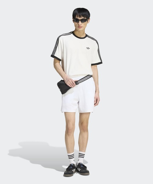 adidas（アディダス）の「テリー カリ 半袖Tシャツ / アディダスオリジナルス adidas Originals（Tシャツ/カットソー・メンズ・ホワイト・XX-LARGE/XX-SMALL/X-SMALL/SMALL/X-LARGE/LARGE/MEDIUM/3XL）」の7枚目の写真