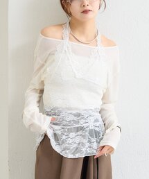 mystic | ホルターレースキャミビスチェ(タンクトップ)