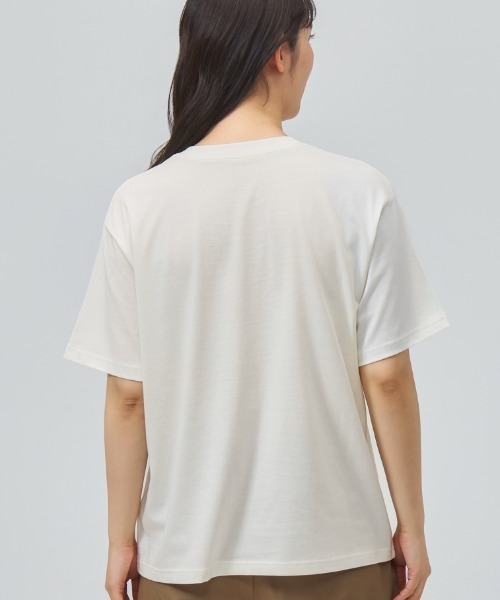 NEW BALANCE（ニューバランス）の「【別注】New Balance ニューバランス Reading In Park T-Shirt 限定コラボ（Tシャツ/カットソー・レディース・アイボリー/ブラウン・XL/M/L/S）」の13枚目の写真