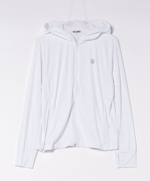 K-SWISS(ケースイス)の「【K-SWISS/ケースイス】接触冷感パーカー/ジップアップフードパーカー(パーカー・レディース・ブラック/ホワイト/ピンク・MEDIUM/LARGE/X-LARGE)」の19枚目の写真