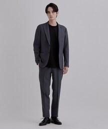 tk.TAKEO KIKUCHI（ティーケータケオキクチ）の「【365日対応】PINHEADシングルセットアップ 上下2点セット ONOFF兼用 ストレッチ 洗える イージーケア シワになりにくい ビジネス対応（セットアップ）」