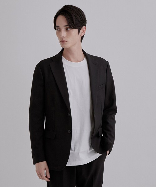 tk.TAKEO KIKUCHI(ティーケータケオキクチ)の「【365日対応】PINHEADシングルセットアップ/上下2点セット/ONOFF兼用/ストレッチ/洗える/イージーケア/シワになりにくい/ビジネス対応(セットアップ・メンズ・ブルー系その他/ブルー/ブラック・01/02/03/04)」の16枚目の写真
