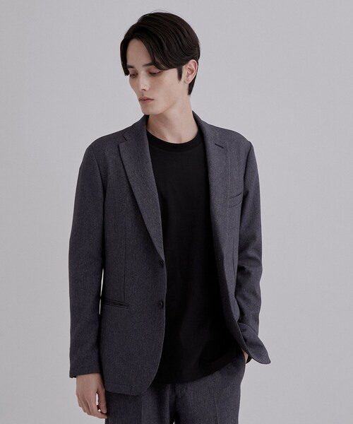 tk.TAKEO KIKUCHI(ティーケータケオキクチ)の「【365日対応】PINHEADシングルセットアップ/上下2点セット/ONOFF兼用/ストレッチ/洗える/イージーケア/シワになりにくい/ビジネス対応(セットアップ・メンズ・ブルー系その他/ブルー/ブラック・01/02/03/04)」の22枚目の写真