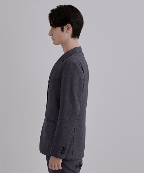 tk.TAKEO KIKUCHI(ティーケータケオキクチ)の「【365日対応】PINHEADシングルセットアップ/上下2点セット/ONOFF兼用/ストレッチ/洗える/イージーケア/シワになりにくい/ビジネス対応(セットアップ・メンズ・ブルー系その他/ブルー/ブラック・01/02/03/04)」の8枚目の写真