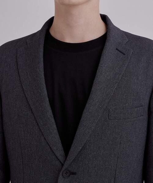 tk.TAKEO KIKUCHI(ティーケータケオキクチ)の「【365日対応】PINHEADシングルセットアップ/上下2点セット/ONOFF兼用/ストレッチ/洗える/イージーケア/シワになりにくい/ビジネス対応(セットアップ・メンズ・ブルー系その他/ブルー/ブラック・01/02/03/04)」の10枚目の写真