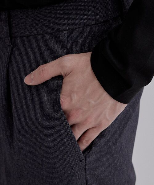 tk.TAKEO KIKUCHI(ティーケータケオキクチ)の「【365日対応】PINHEADシングルセットアップ/上下2点セット/ONOFF兼用/ストレッチ/洗える/イージーケア/シワになりにくい/ビジネス対応(セットアップ・メンズ・ブルー系その他/ブルー/ブラック・01/02/03/04)」の22枚目の写真