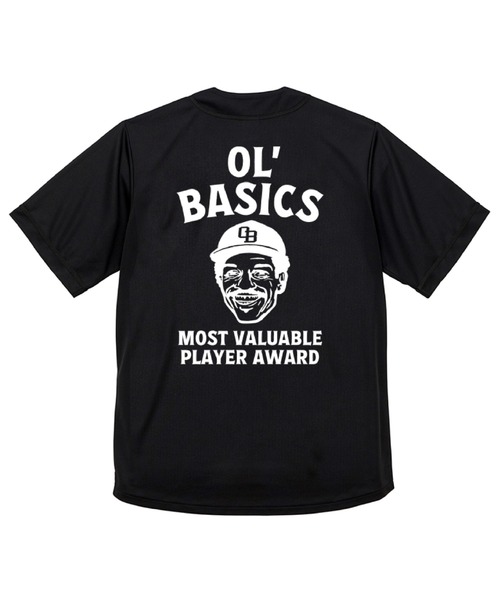 Ol' Basics (Ол Бейсикс) вельветовая рубашка, дышащая, логотип на спине, впитывающая, UPF20, полукороч. футболка-каджуал для мужчин